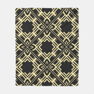 Manta Polar Moda de baldosas modernas de época. Resumen de art