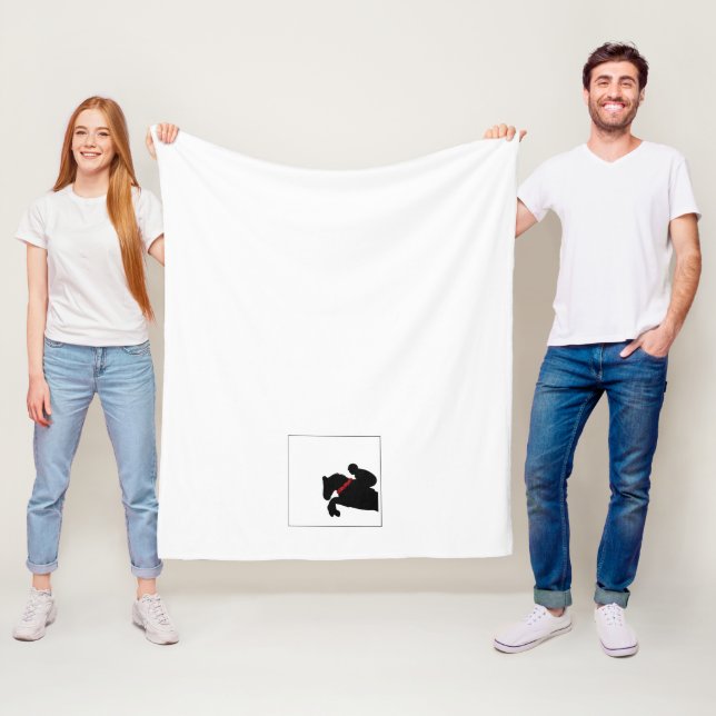 Manta Polar Moda de rosas rojas silhouette (In situ)