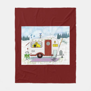 Manta Polar Moda del campamento