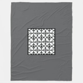 Manta Polar Moda gris grande