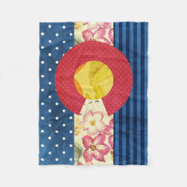 Manta Polar Moda lamentable del vintage de la bandera el | del