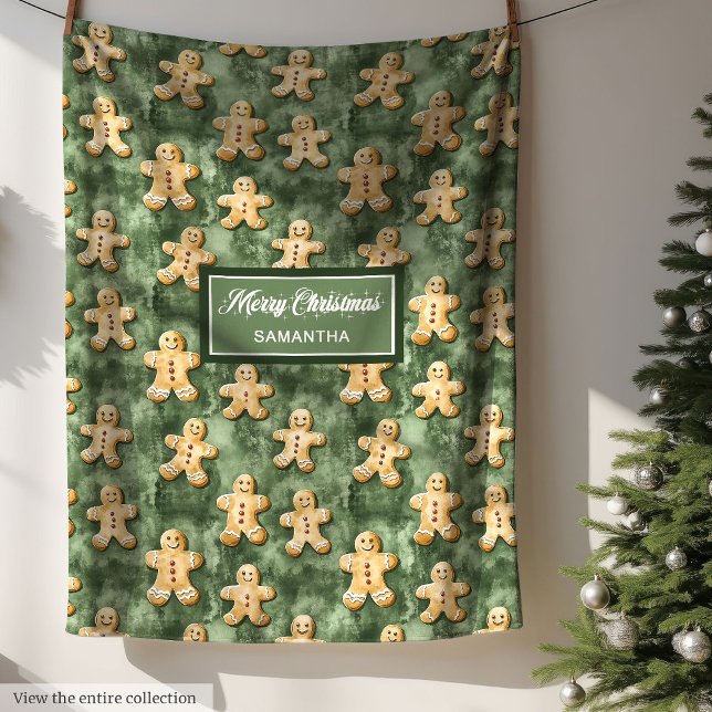 Manta Polar Moda Navidades verdes monocromáticos Sage Pastel (Chic Monochromatic Sage Pastel Green Christmas Fleece Blanket)