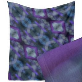 Manta Polar Moda Purple Medley Boho