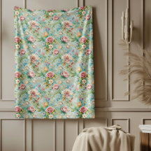 Moda Refinado Pastel suave floral Rococo Elegante