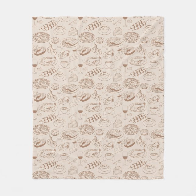 Manta Polar Modelo 3 de la comida (Anverso)