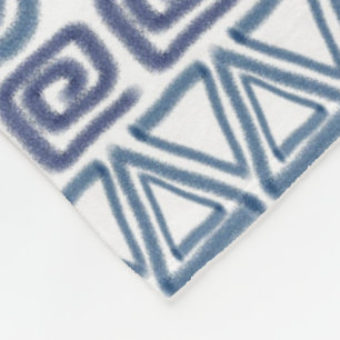 Manta Polar modelo a mano africano étnico