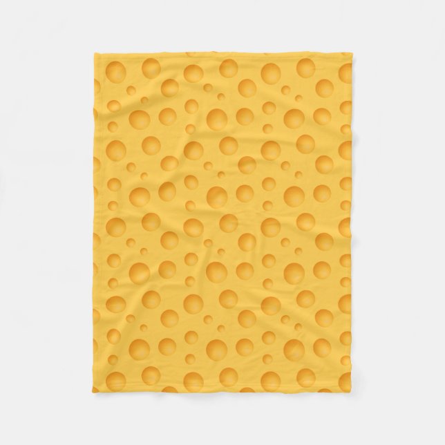 Manta Polar Modelo amarillo del queso (Anverso)