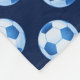 Manta Polar Modelo azul del fútbol del fútbol el | (Esquina)