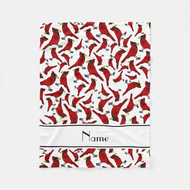 Manta Polar Modelo blanco conocido personalizado de los (Anverso)