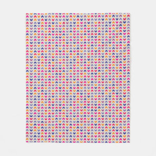 Manta Polar Modelo colorido azteca de Chevron