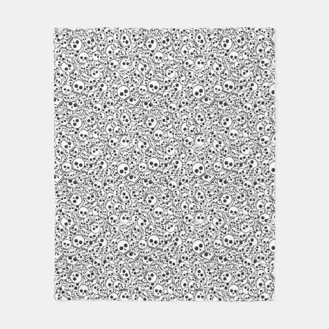 Manta Polar Modelo con los cráneos (Anverso)