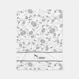Manta Polar Modelo de cercado blanco conocido personalizado