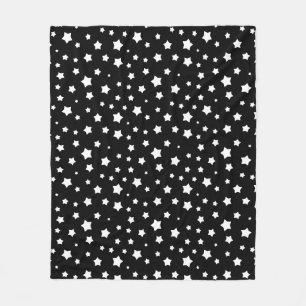 Manta Polar Modelo de estrellas blanco y negro