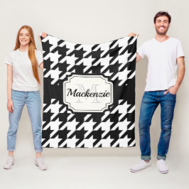 Manta Polar Modelo de Houndstooth