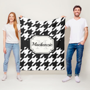 Manta Polar Modelo de Houndstooth