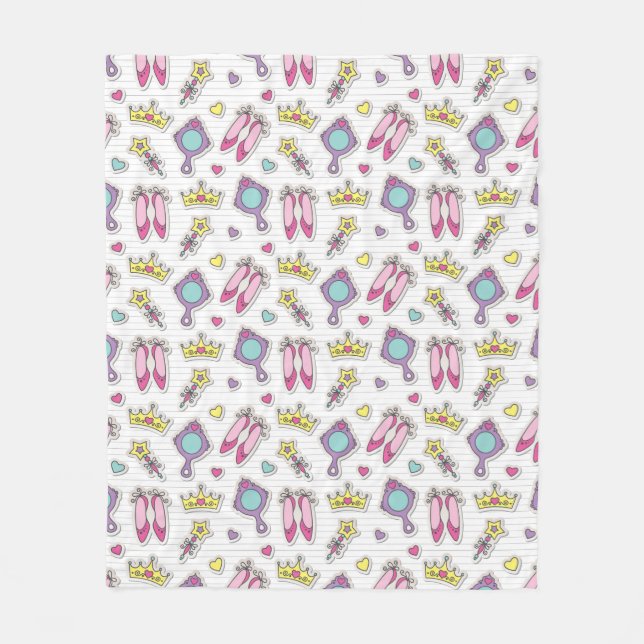 Manta Polar modelo de la princesa de la mariposa (Anverso)