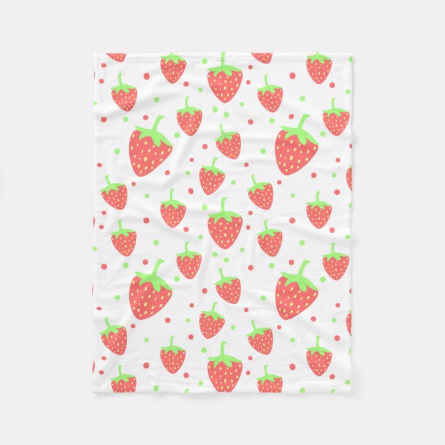 Manta Polar Modelo de las fresas (Anverso)