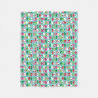 Manta Polar Modelo de las manoplas del día de fiesta del