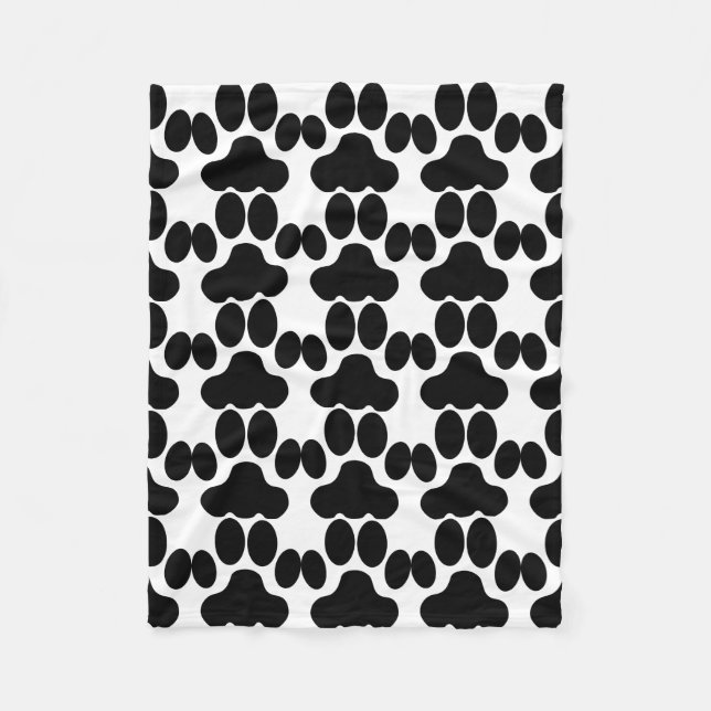 Manta Polar Modelo de las patas del gato (Anverso)