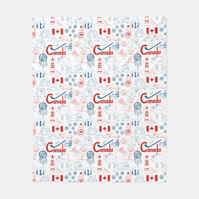 Manta Polar Modelo de los símbolos de Canadá el | (Anverso)