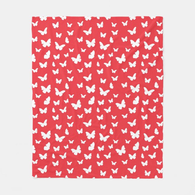 Manta Polar Modelo de mariposa 2 (Anverso)