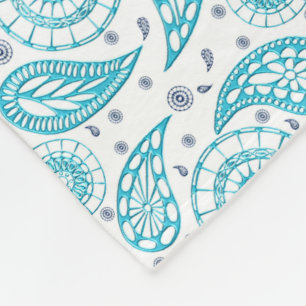 Manta Polar Modelo del trullo de Paisley