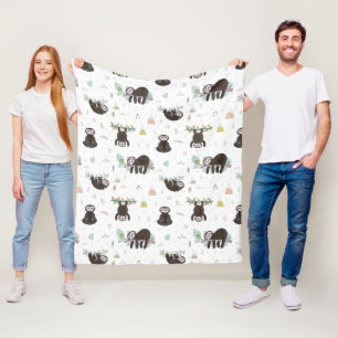 Manta Polar Modelo dulce soñoliento de la pereza