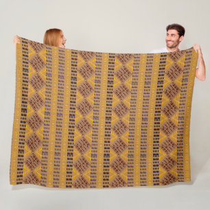 Manta Polar modelo geométrico tribal africano étnico