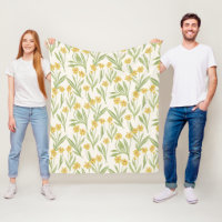Modelo ilustrado de flor de cono salvaje amarillo