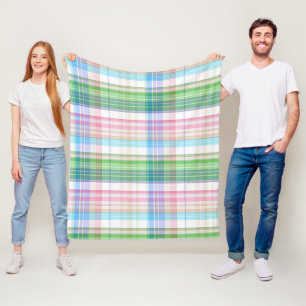 Manta Polar Modelo lindo de la tela escocesa de tartán del
