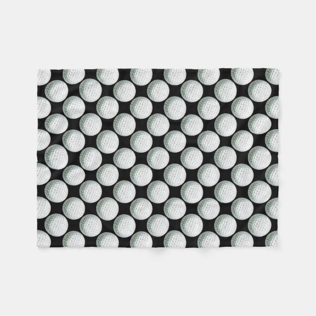 Manta Polar Modelo pintado de la pelota de golf (Frente (Horizontal))