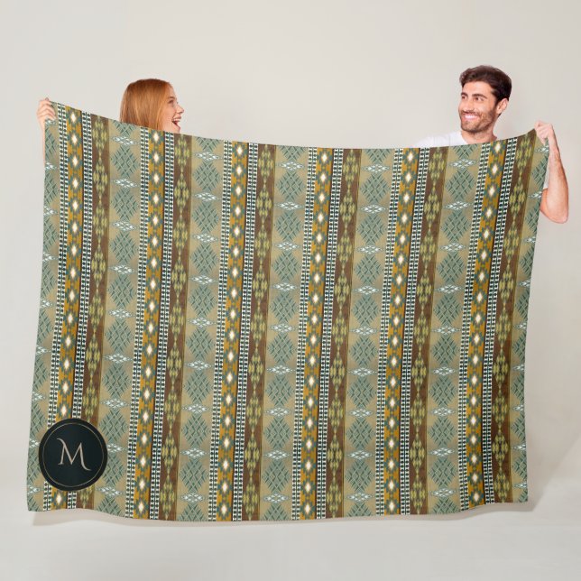 Manta Polar modelo tribal étnico al sudoeste (In situ)