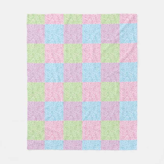 Manta Polar modelos con las serpientes (Anverso)