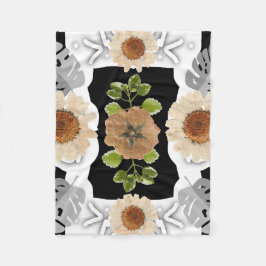Manta Polar Modern abstract floral art