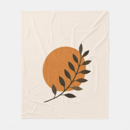 Manta Polar Modern Botanical Sun Throw Blanket
