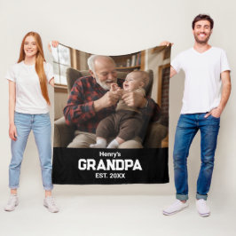 Manta Polar Modern Grandpa Est. Name Year Photo Black