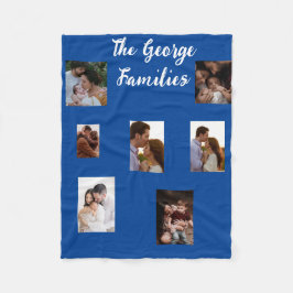 Manta Polar Moderna decoración de hogar naval multifoto famili