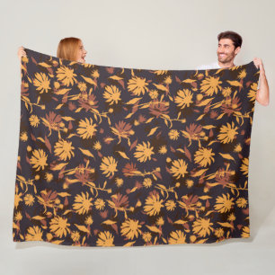 Manta Polar Modernas y elegantes decoradoras Naranja amarillo