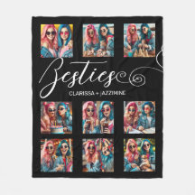 Moderno Bestie blanco negro 9 Collage de fotos