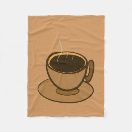 Manta Polar Moderno café café marrón de mediados de siglo