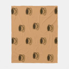 Manta Polar Moderno café café marrón de mediados de siglo