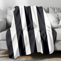 Moderno Chic Rayas Negras y Blancas Clásico Fresco