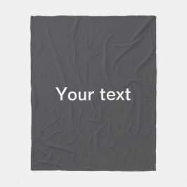 Manta Polar Moderno nombre editable, negocio o marca Etc.