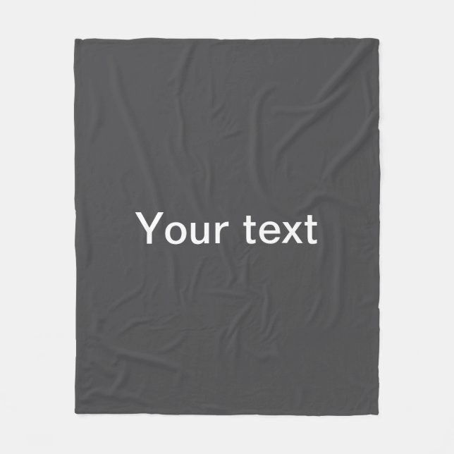 Manta Polar Moderno nombre editable, negocio o marca Etc. (Anverso)