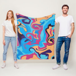 Manta Polar Moderno Swirl