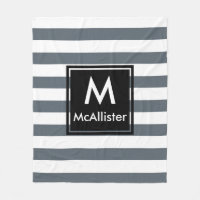 Moderno y grueso estampado blanco Black Square Mon
