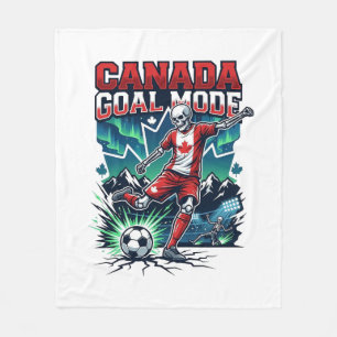 Manta Polar Modo Gol Canadá Esqueleto Delantero Naciones Dinám
