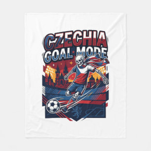 Manta Polar Modo Gol de Chequia Esqueleto Delantero Naciones R
