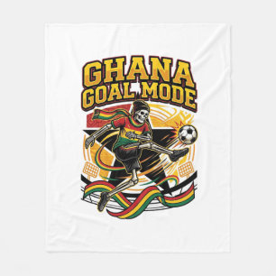 Manta Polar Modo Gol de Ghana Esqueleto Delantero Naciones Str