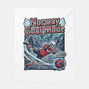 Manta Polar Modo Gol Noruega Esqueleto Delantero Naciones Ropa